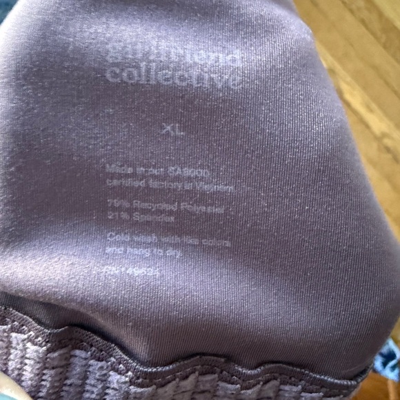 Girlfriend Collective Lavender Sports Bra - Size XL - Picture 3 of 3